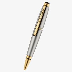 Cross Edge Sonic Titanium Lacquer & Gold Selectip Rollerball Pen AT0555-21