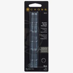 Cross Fountain Pen Black Ink Cartridge AT8921