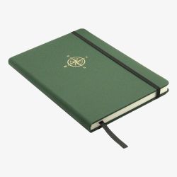 Green Compass Embossed A5 Notebook NB-10