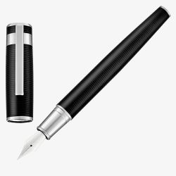 BOSS Arche Horizon Black Fountain Pen HSP6542A