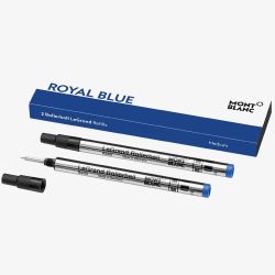 Montblanc 2 Rollerball LeGrand Medium Royal Blue Refills 128228