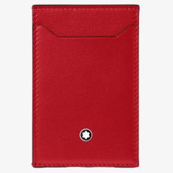 Montblanc Meisterstuck Red 3cc Pocket Cardholder 129685
