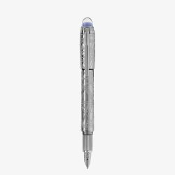 Montblanc StarWalker SpaceBlue Metal Fountain Pen 130219