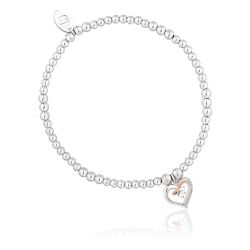 Clogau Kiss Affinity Bead Bracelet 3SBB55S -Size 16cm