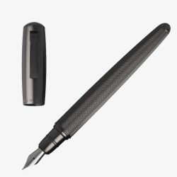 BOSS Pure Dark Chrome Fountain Pen HSY6032