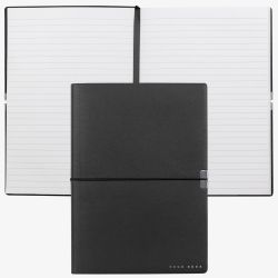 BOSS Storyline Black A5 Lined Notebook HNH124AL