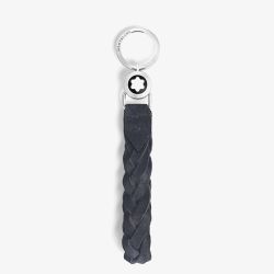 Montblanc Blue Suede Loop Keyring 221867