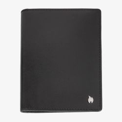 Zippo Signature Black Leather Passport Holder 2007986