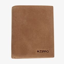 Zippo Vintage Brown Leather Card Holder Wallet 2008008