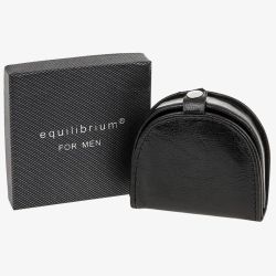 Equilibrium Mens Black Rigid Coin Purse 279150