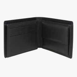 Black Leather RFID Wallet LW-11