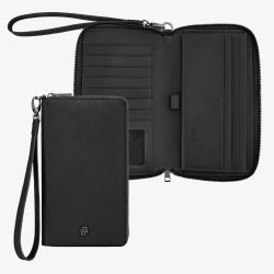 BOSS Double B Saffiano Black Wallet HLL526A