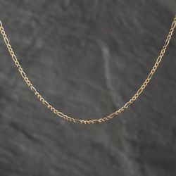 Second Hand 9ct Yellow Gold 18 Inch Figaro Chain 41011153