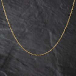 Second Hand Yellow Gold 16 Inch Prince Of Wales Chain 41011170