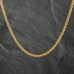 Second Hand 9ct Yellow Gold 20 Inch Rope Chain 41021163
