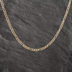 Second Hand 9ct Yellow Gold 18 Inch Figaro Chain 41021401
