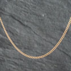 Second Hand 9ct Yellow Gold 21 Inch Curb Chain 41021412