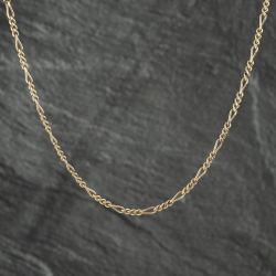 Second Hand 9ct Yellow Gold 16 Inch Figaro Chain 41021442