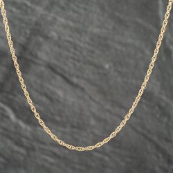 Second Hand 9ct Yellow Gold 18 Inch Prince Of Wales Chain 41021485