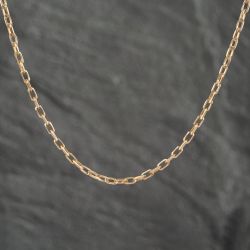 Second Hand 9ct Yellow Gold 18 Inch Trace Chain 41021489
