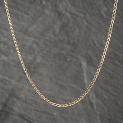 Second Hand 9ct Yellow Gold 19 Inch Curb Chain 41021510