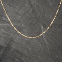 Second Hand 9ct Yellow Gold 16 Inch Prince Of Wales Chain 41021521