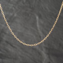 Second Hand 9ct Yellow Gold 18 Inch Curb Chain 41021528