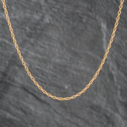 Second Hand 9ct Yellow Gold 16 Inch Prince Of Wales Chain 41021541