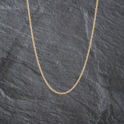 Second Hand 9ct Yellow Gold 19 Inch Prince Of Wales Chain 41021593