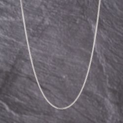 Second Hand 9ct White Gold 16 Inch Curb Chain 41021666