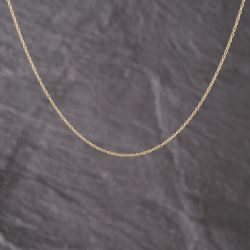 Second Hand Yellow Gold 16 Inch Prince Of Wales Chain 41021680