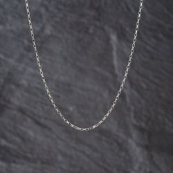 Second Hand 9ct White Gold 16 Inch Belcher Chain 41021700