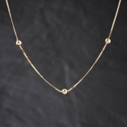 Second Hand 9ct Yellow Gold Serpentine 16 Inch Ball Chain 41021705