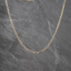 Second Hand 9ct Yellow Gold 22 Inch Figaro Chain 41021748