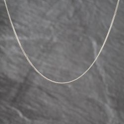 Second Hand 9ct White Gold 18 Inch Curb Chain 41021755