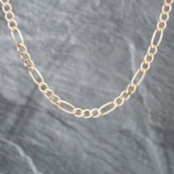 Second Hand 9ct Yellow Gold 18 Inch Figaro Chain 41041270