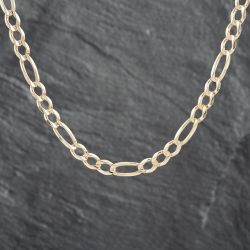 Second Hand 9ct Yellow Gold 23 Inch Figaro Chain 41041309