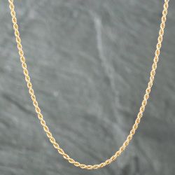 Second Hand 9ct Yellow Gold 28 Inch Rope Chain 41041331