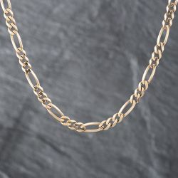 Second Hand 9ct Yellow Gold 18 Inch Figaro Chain 41041376