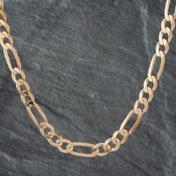 Second Hand 9ct Yellow Gold 18 Inch Figaro Chain 41041460