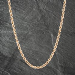 Second Hand 9ct Yellow Gold 18Inch Rope Chain 41041464