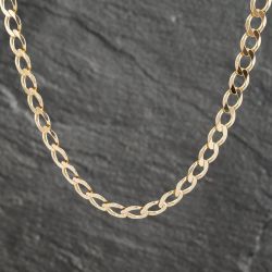 Second Hand 9ct Yellow Gold 20 Inch Curb Chain 41041491