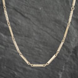 Second Hand 9ct Yellow Gold Twist 30 Inch Bar Chain 41041517