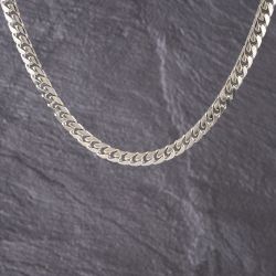 Second Hand 9ct White Gold 20 Inch Curb Chain 41041555
