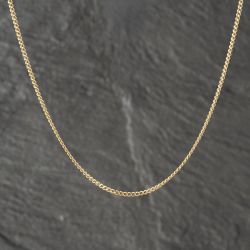 Second Hand 18ct Yellow Gold 18 Inch Curb Chain 41041571