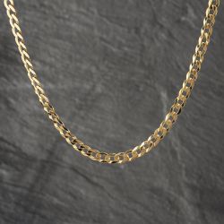 Second Hand 9ct Yellow Gold 20 Inch Curb Chain 41041590
