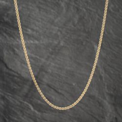 Second Hand 9ct Yellow Gold 20 Inch Foxtail Chain 41041601