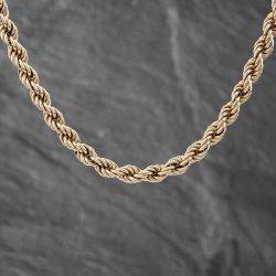 Second Hand 9ct Yellow Gold 16-20 Inch Rope Chain 41041613