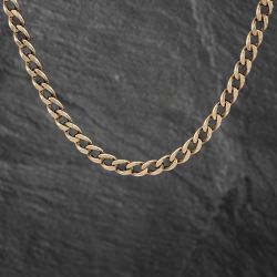 Second Hand 9ct Yellow Gold 21 Inch Curb Chain 41041614