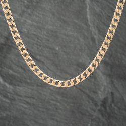 Second Hand 9ct Yellow Gold 20 Inch Curb Chain 41041631